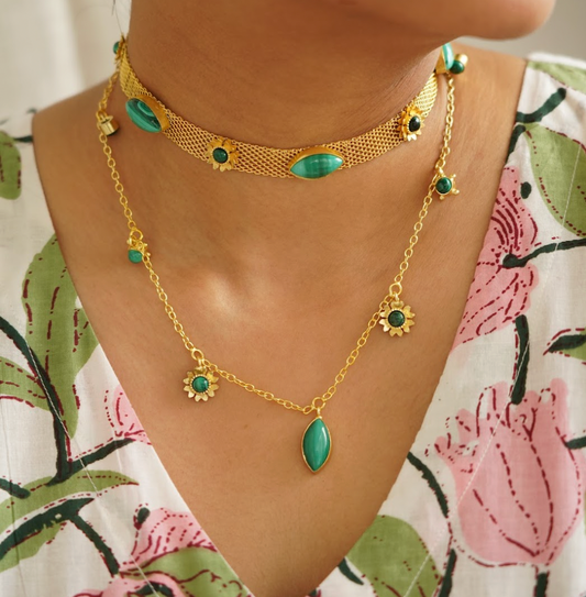 Aranya Marquis Phool Necklace