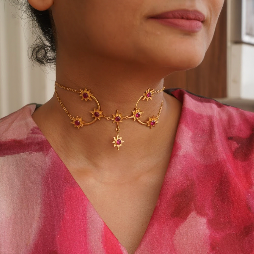 Choti Tara Bow tie choker