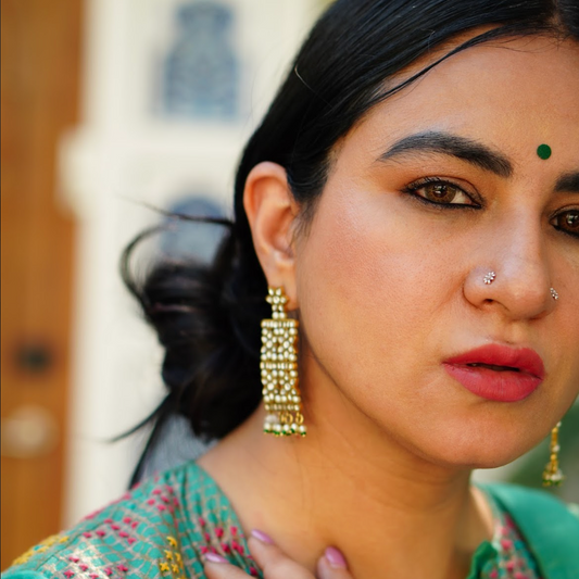 Mallipoo statement earrings