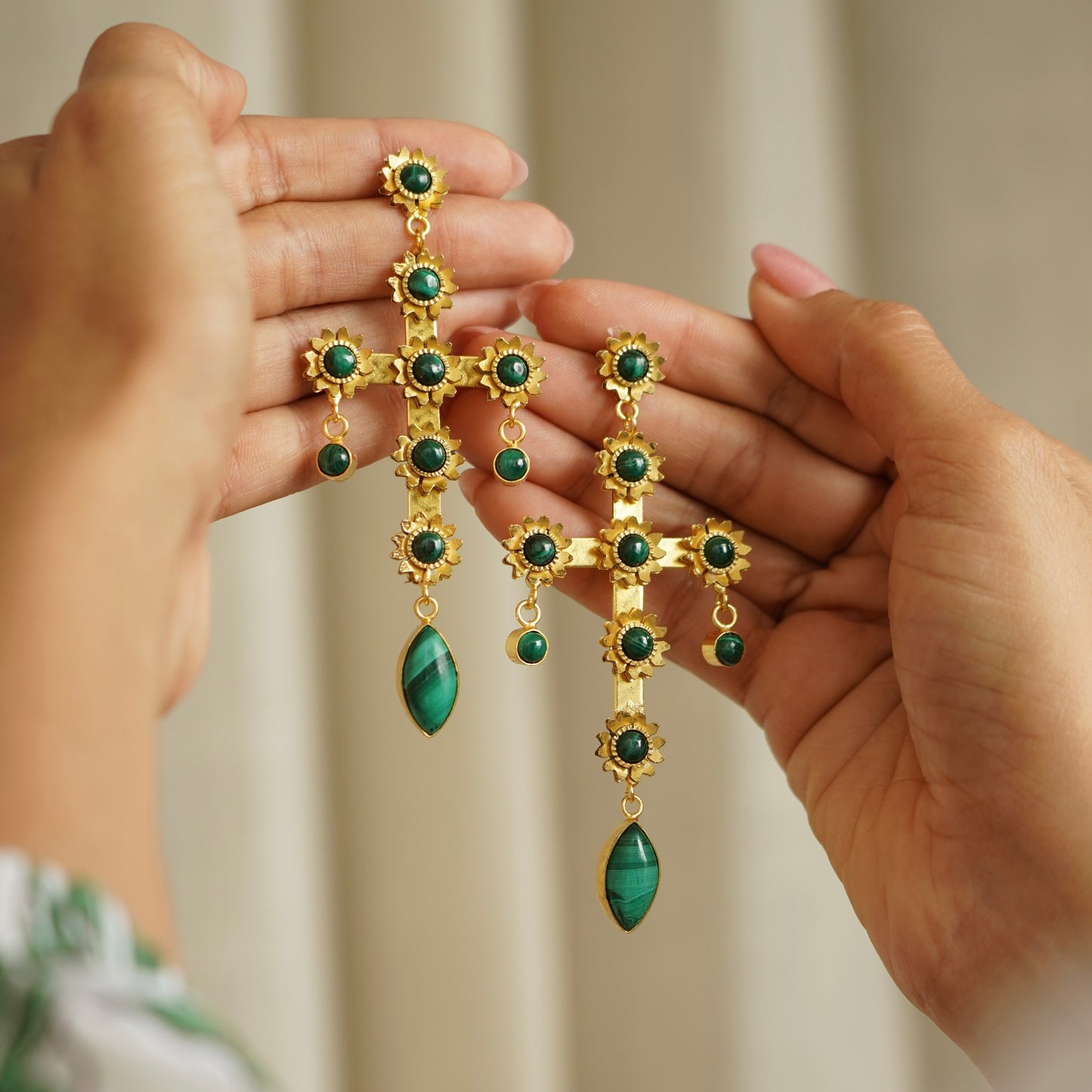 Aranya Cross Earrings