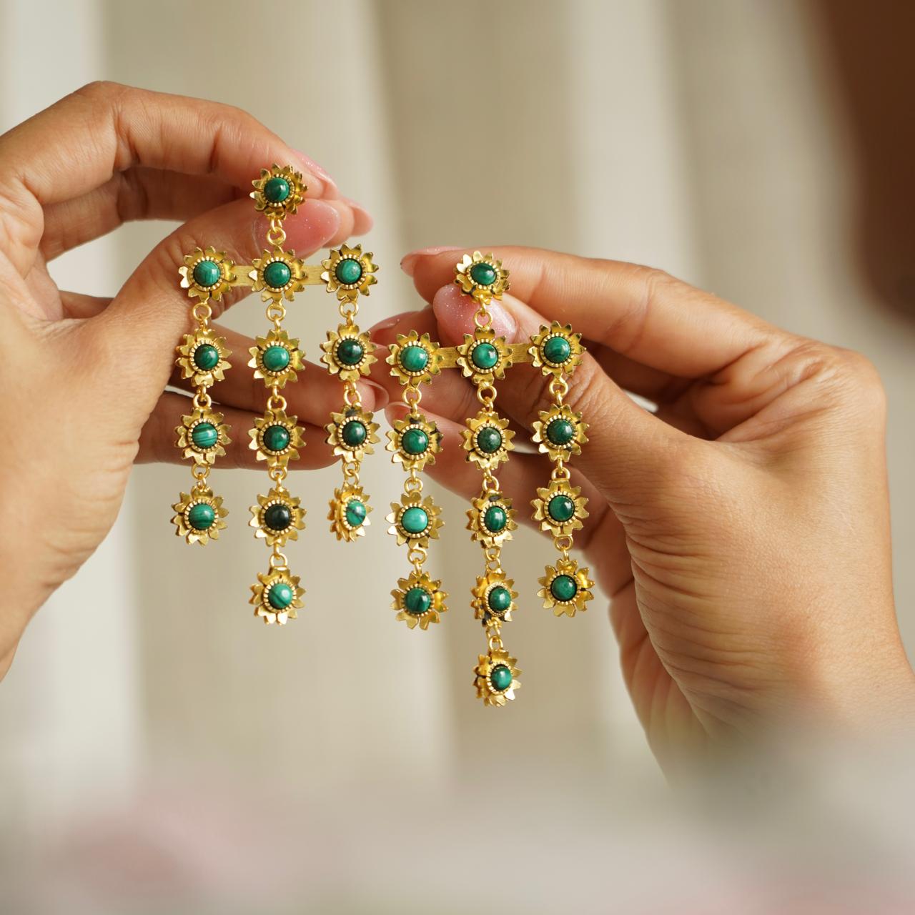 Aranya Phool Earrings