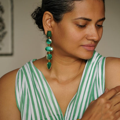 Aranya Statement Earrings - 1