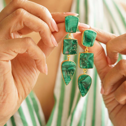 Aranya Statement Earrings - 2