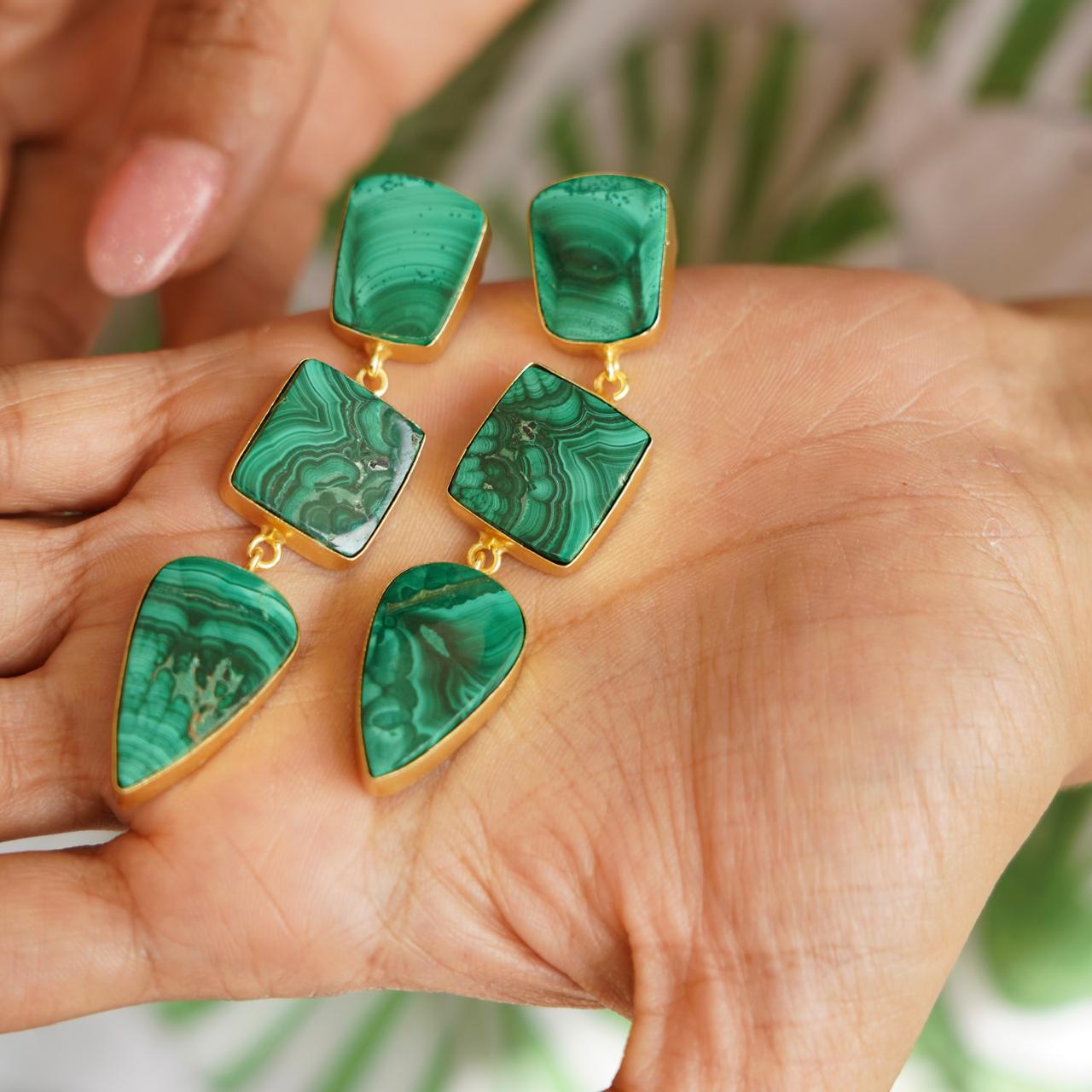 Aranya Statement Earrings - 2