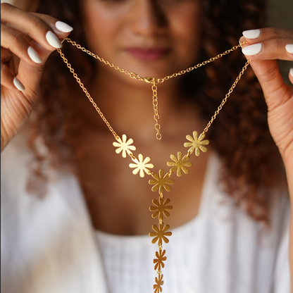 Basanti Lariat Necklace