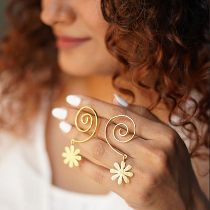 Basanti Spiral Earrings