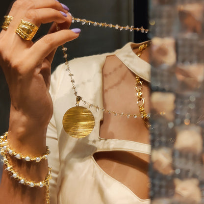 Sol Long Chain - Quartz