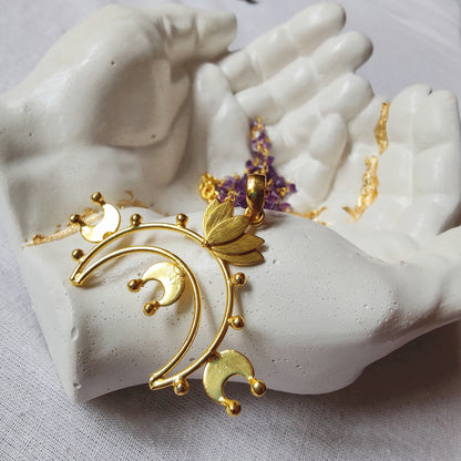 Som-Kamal Long chain - Amethyst