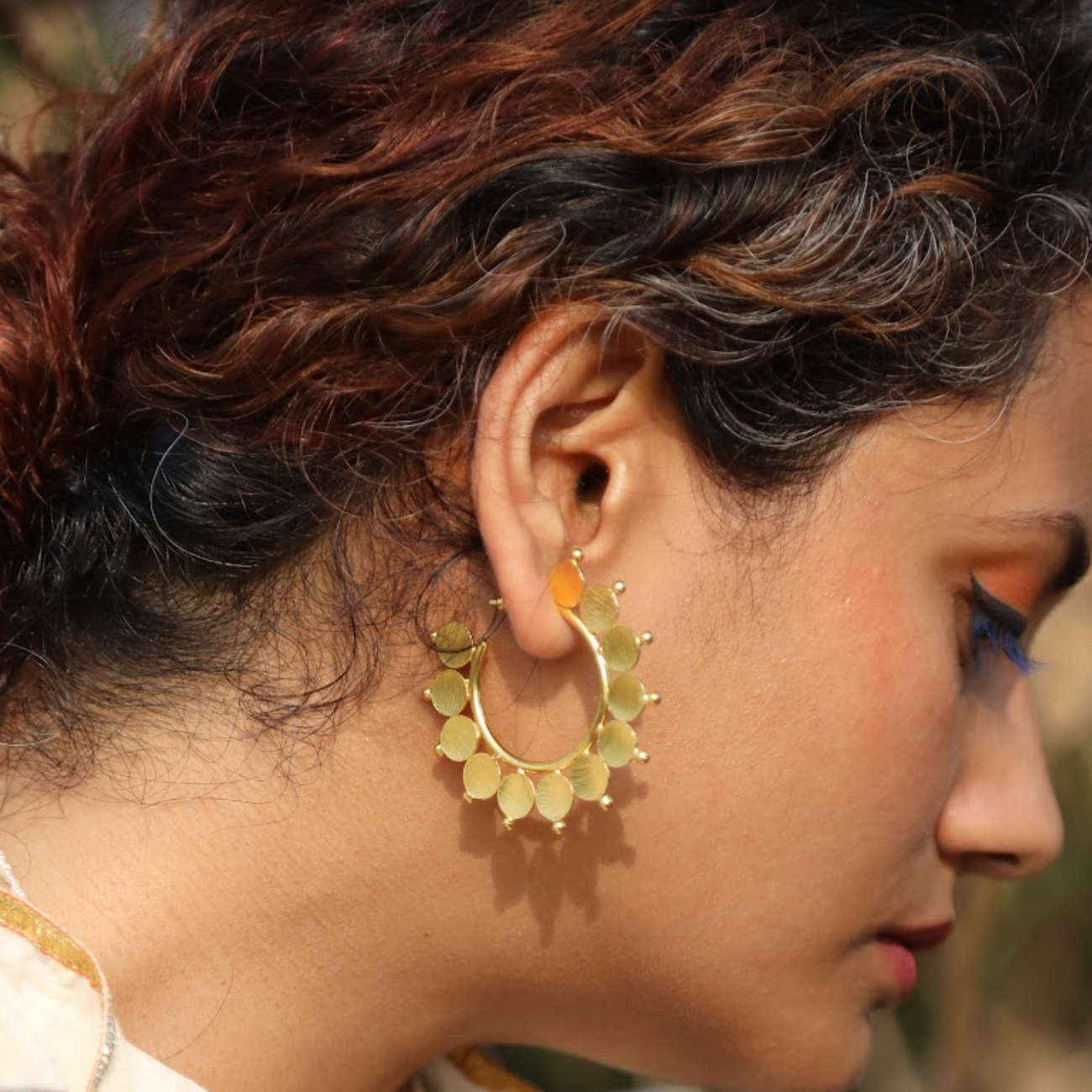 Sunehri Hoop Earrings