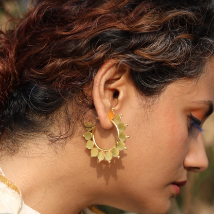 Sunehri Hoop Earrings